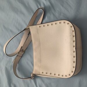 Kate Spade white/cream studded crossbody bag